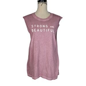 good hYOUman Strong and Beautiful Purify Sauna Lounge Sleeveless T-Shirt M